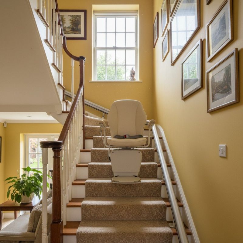 Stairlift Installation detail